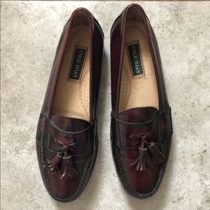 Cole Haan Classic Oxblood Tassel Loafers Sz 11 E